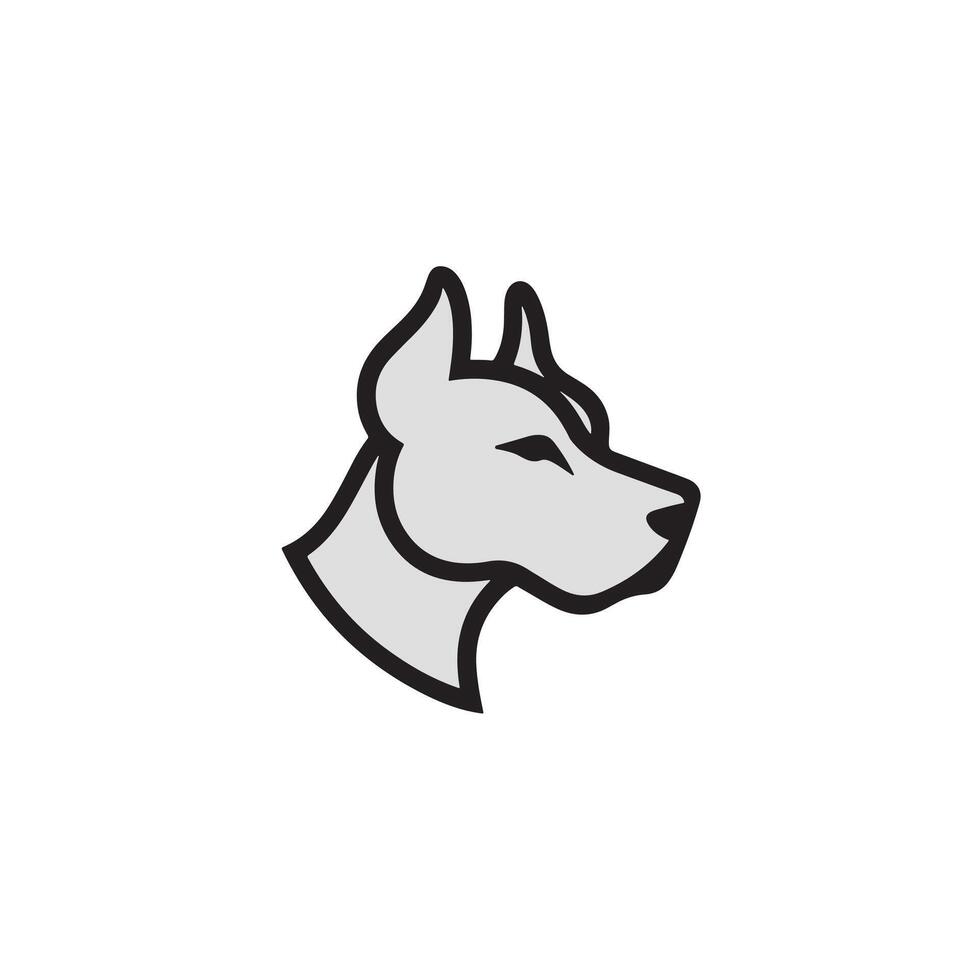 Dog logo design for business branding vector