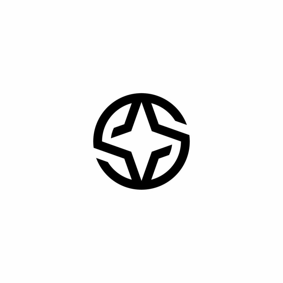 Letter S Spark vector