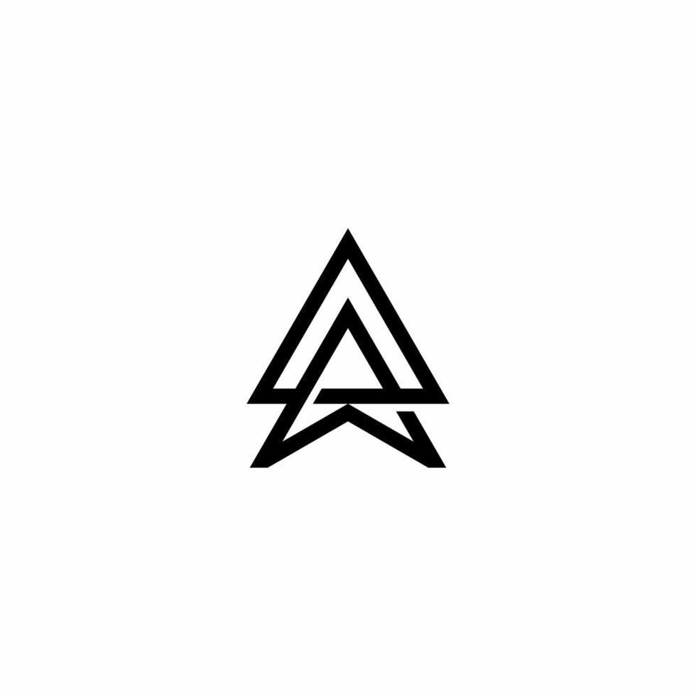 Letter A Arrow vector