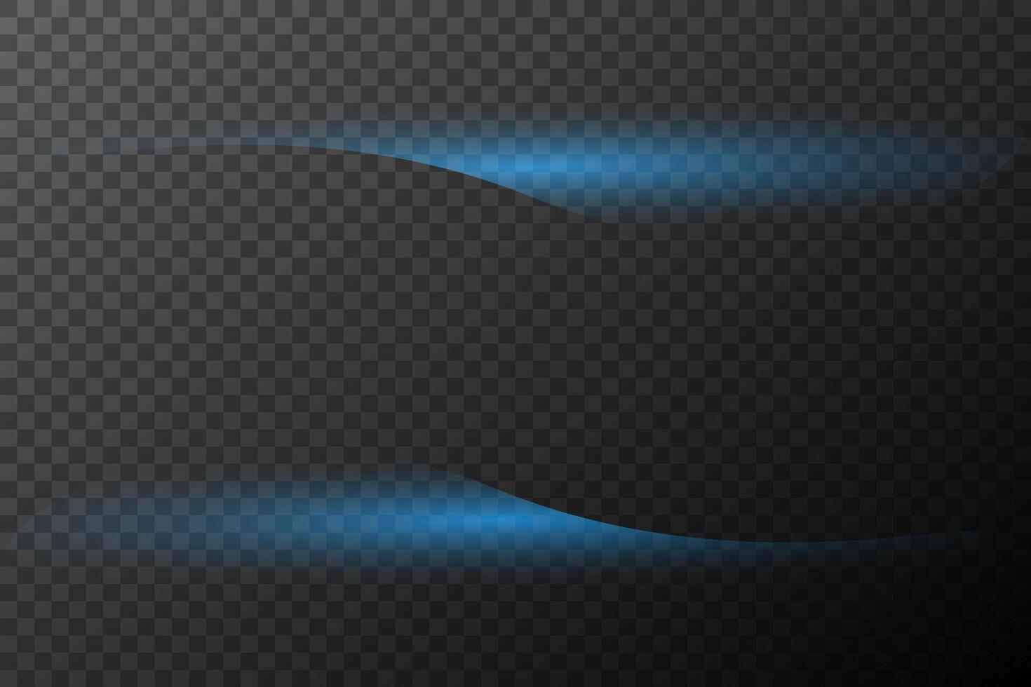 blue glowing light waves on background vector