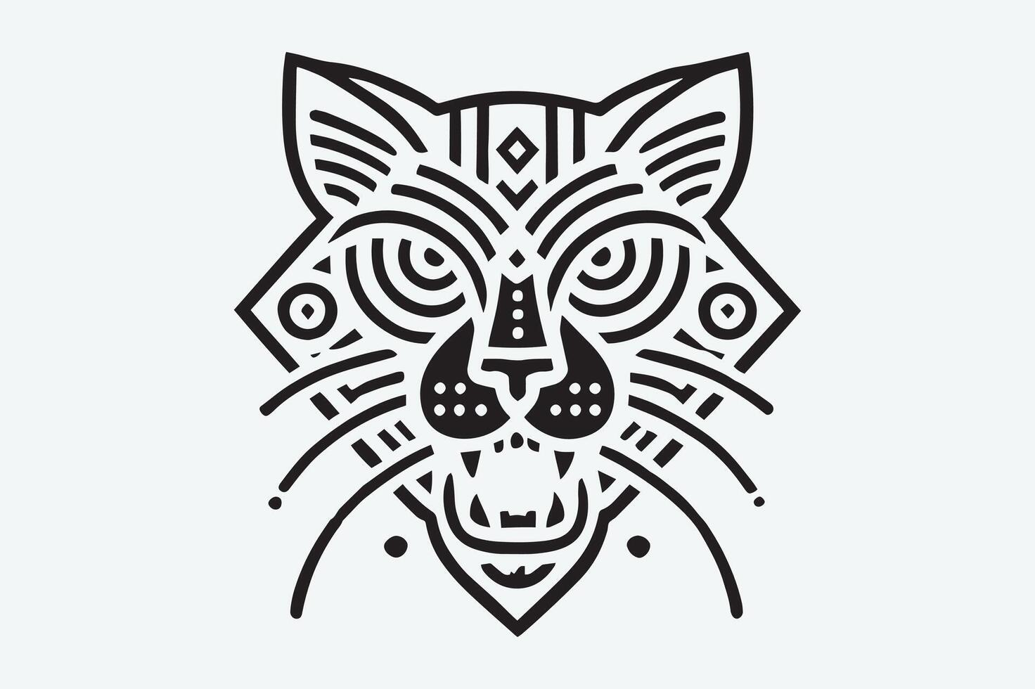Bobcat Predator Art - Perfect for Nature Graphics vector