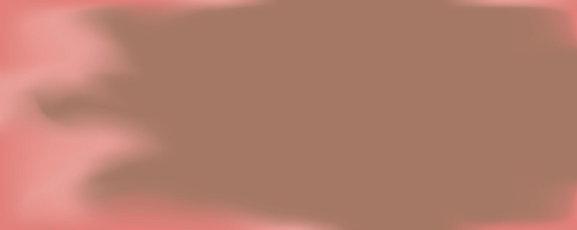 Abstract background with paint stains, haze. Fashionable color of 2025 Mocha Mousse. Banner template for social networks, book cover, notebook. Horizontal format EPS 10. vector