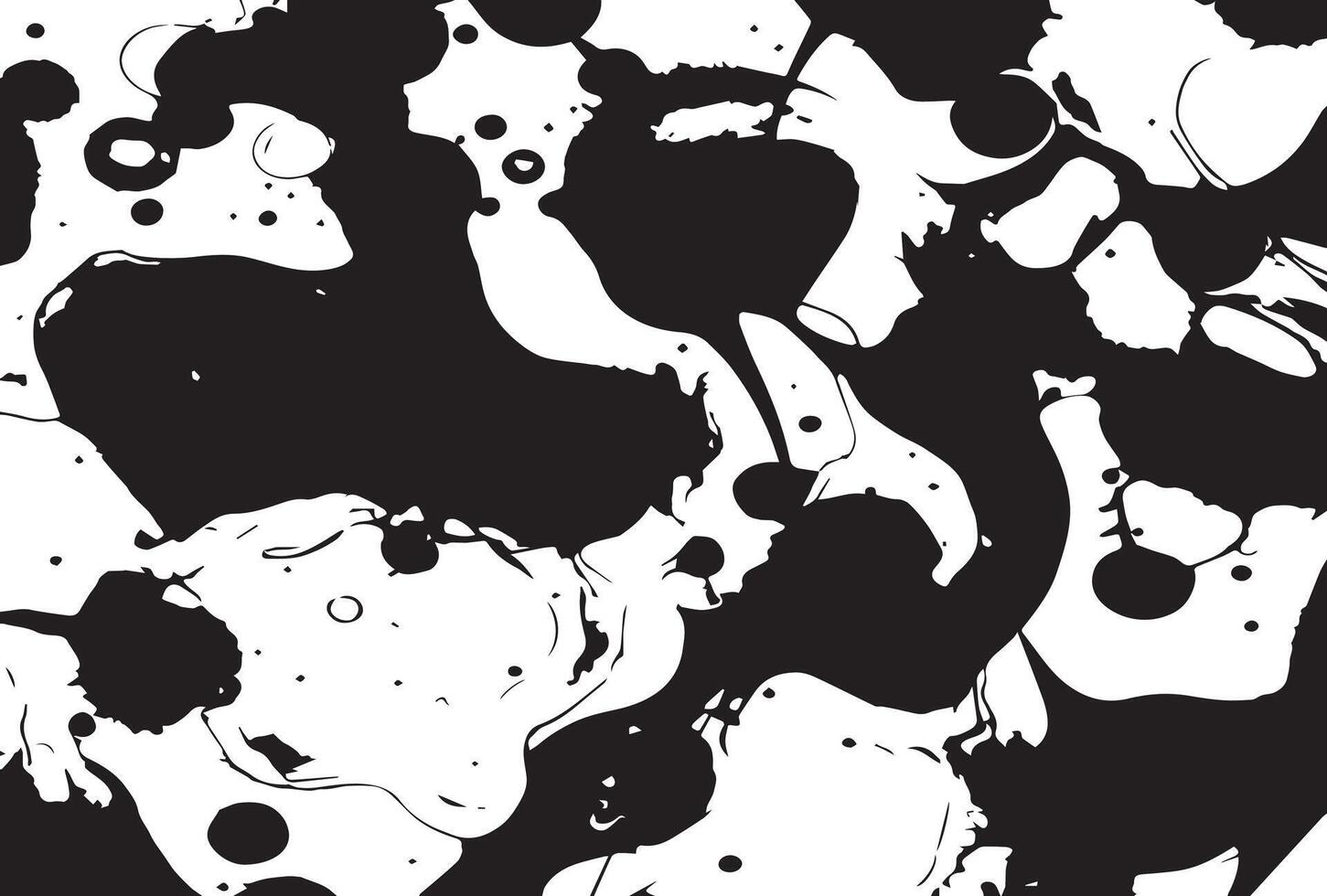 Paint or Ink blot on a white background. Spots of ink on a piece of paper. vector