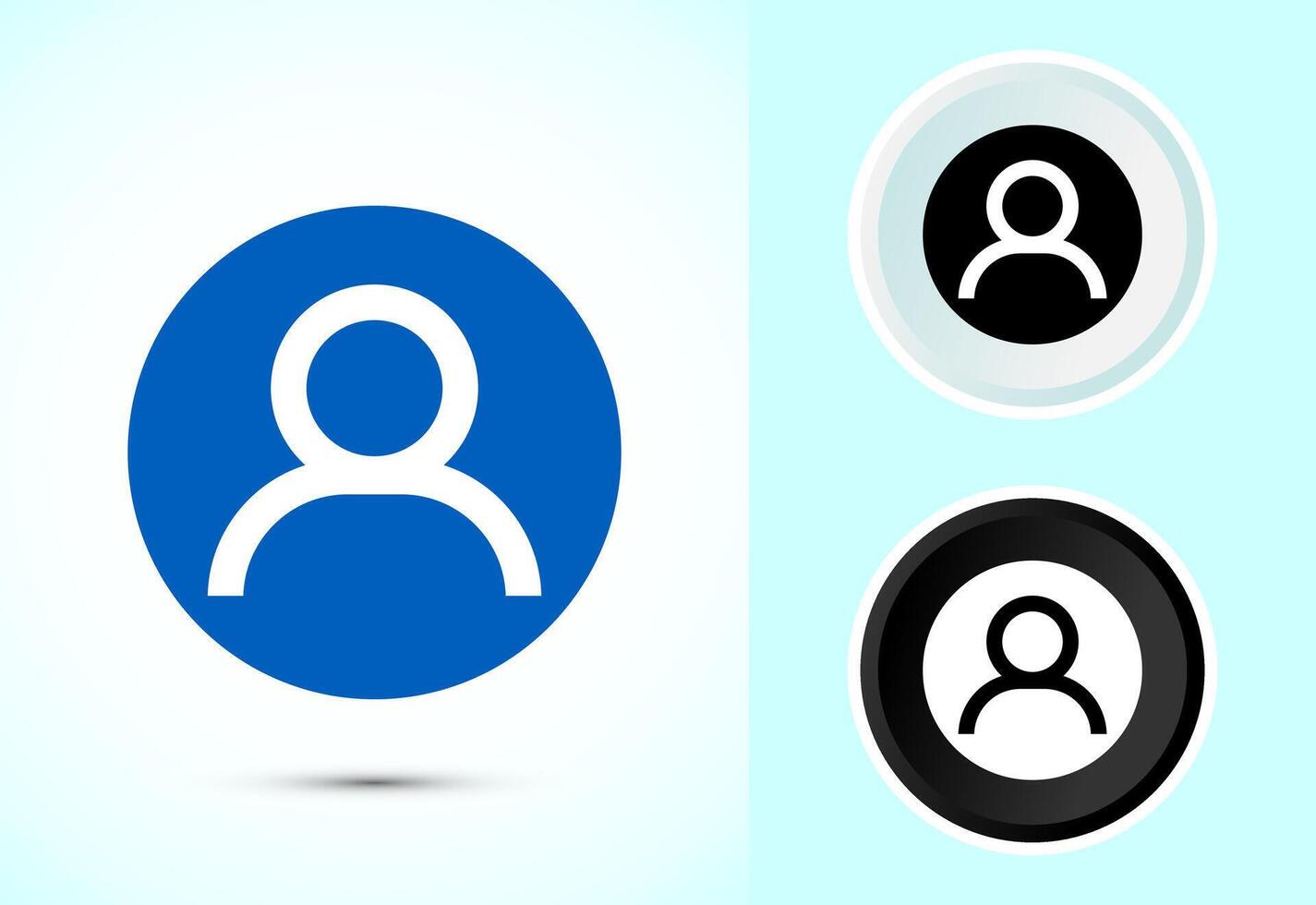 User profile icon design illustration vector