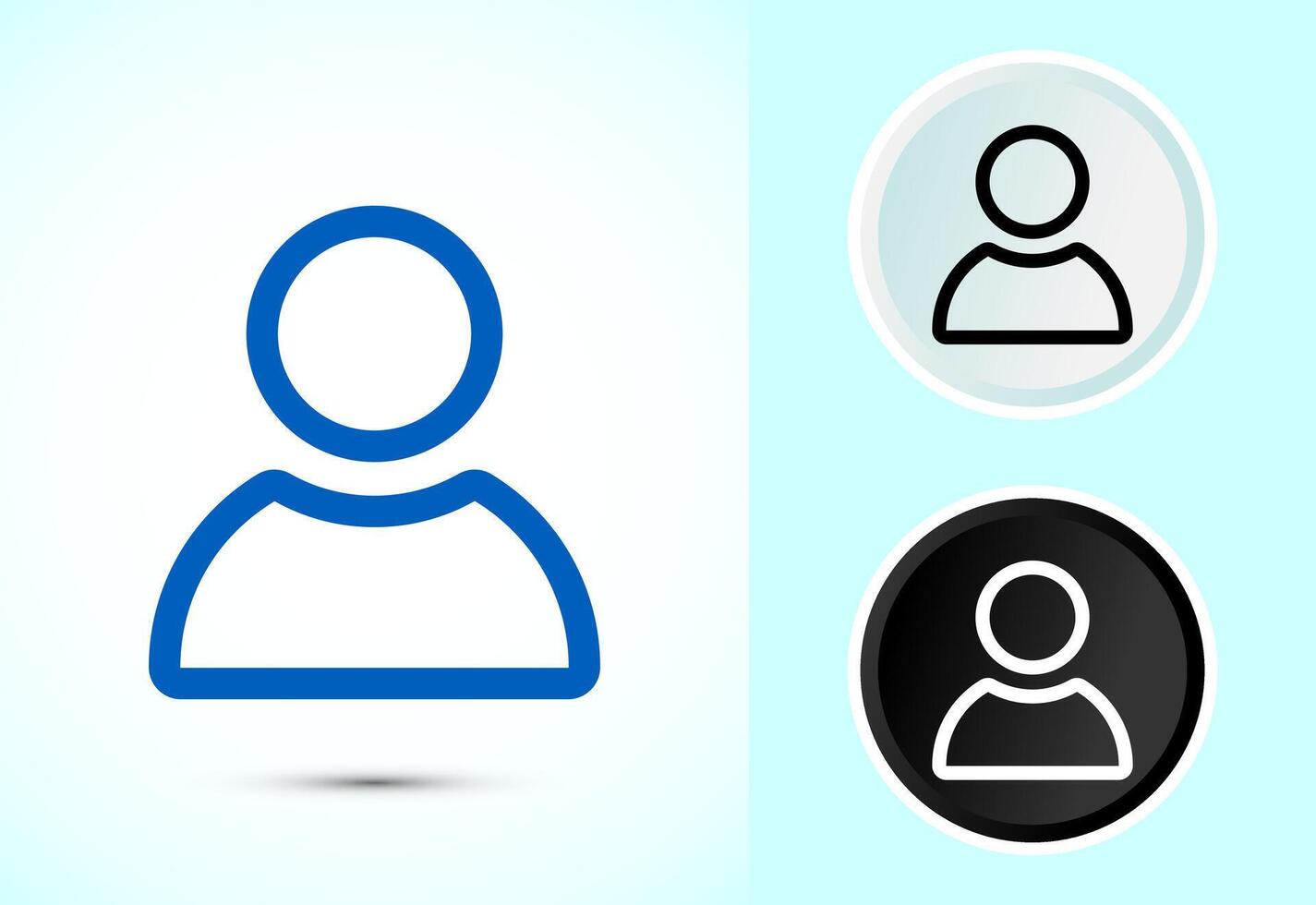 User profile icon vector