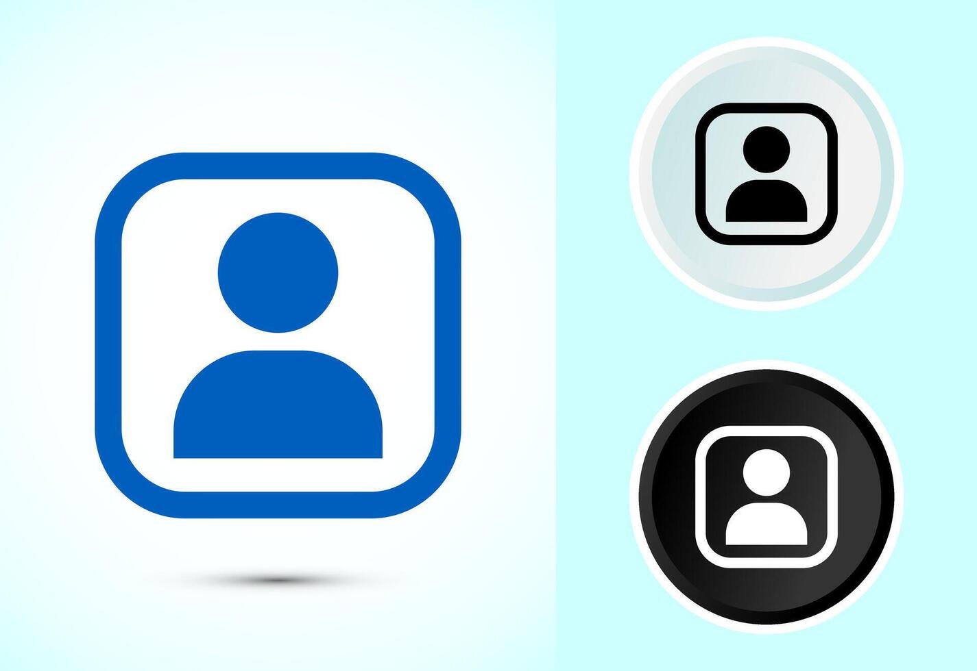 User profile avatar vector