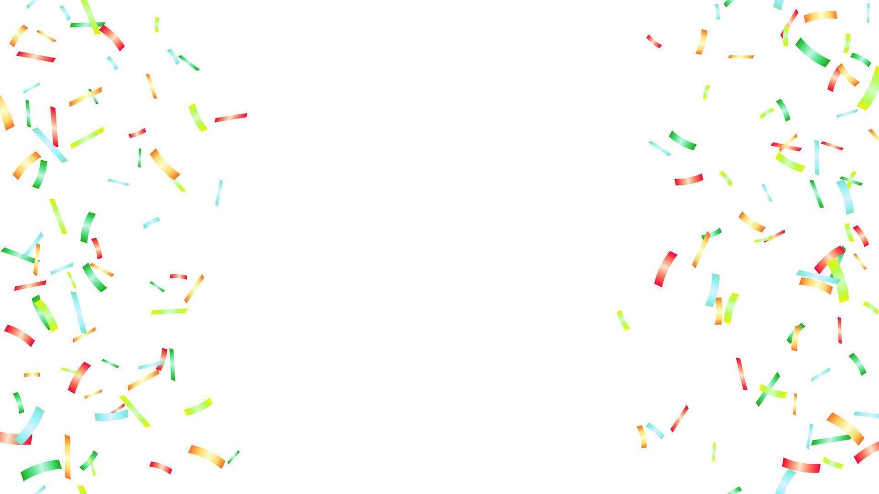 Christmas celebration confetti frame repetition vertical. Decoration greeting card vector
