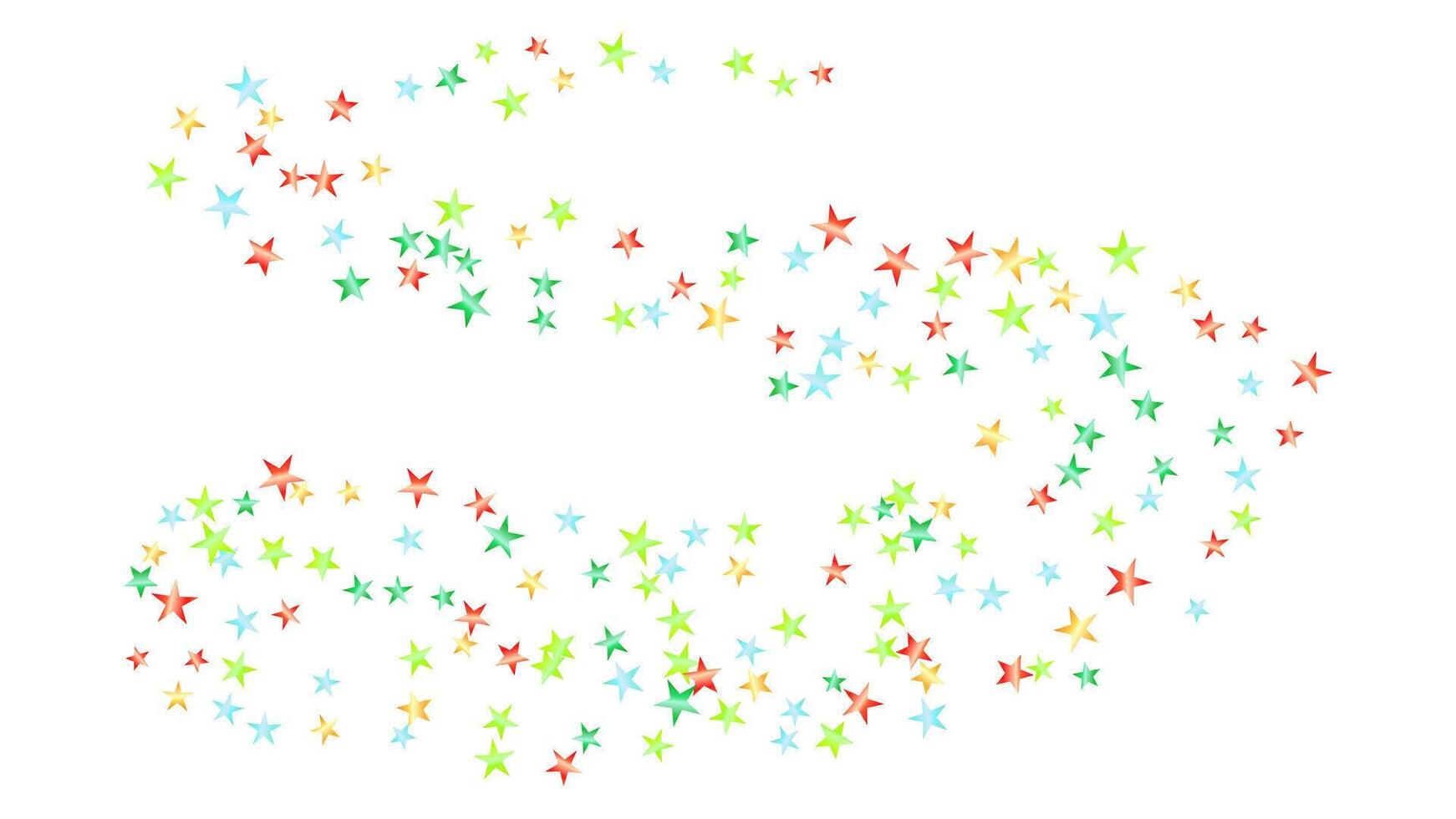 gradient star confetti decoration Christmas party, New year, festival, event, anniversary vector
