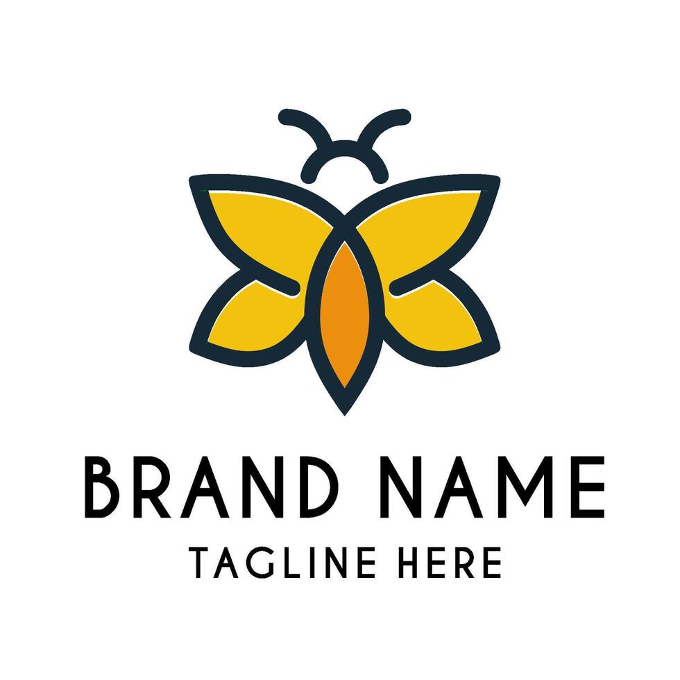 bee logo. for beekeeping and honey production vector
