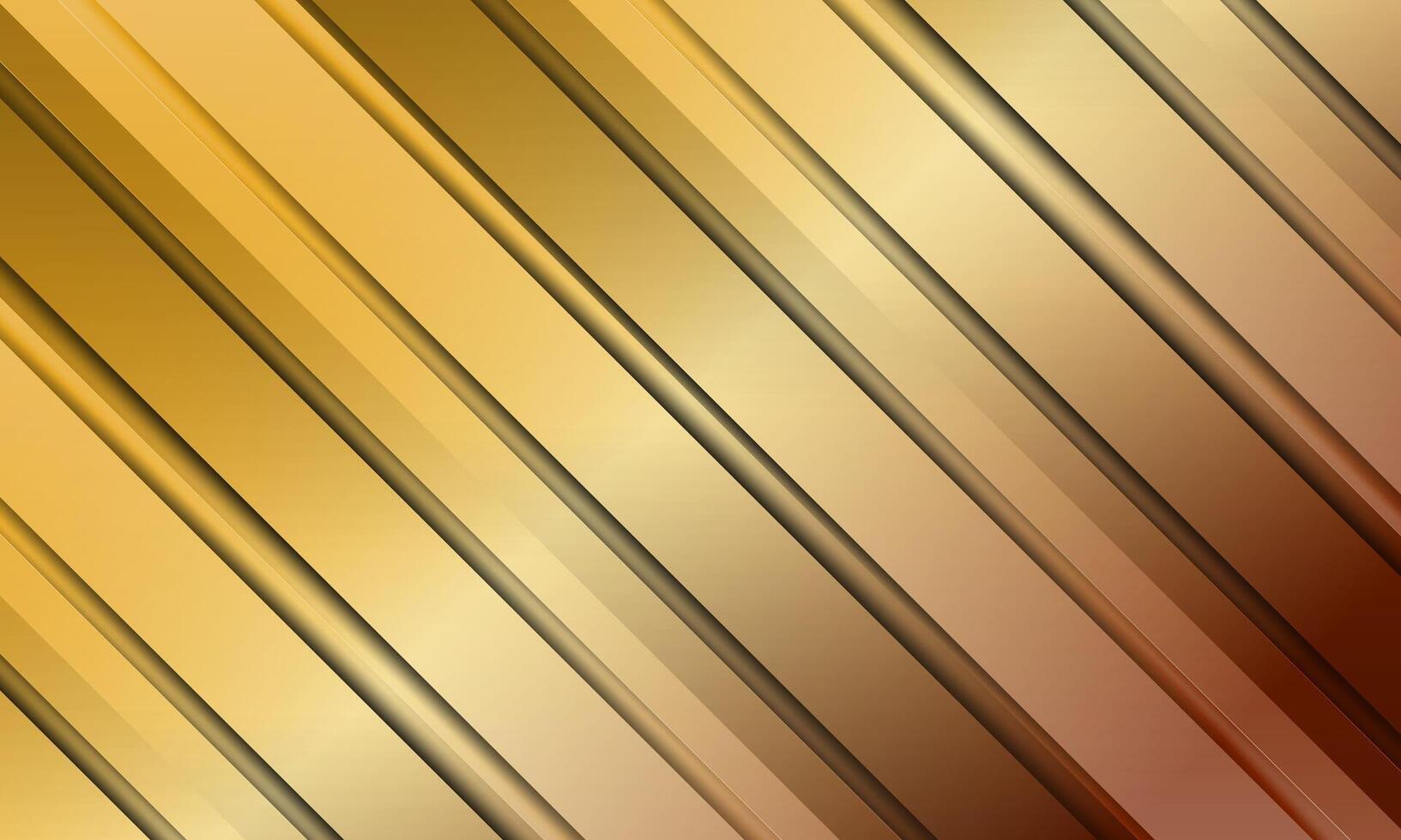 Siding cladding texture pattern. Wall covering surface for construction. Corrugated metal gold. diagonal stripes. vector