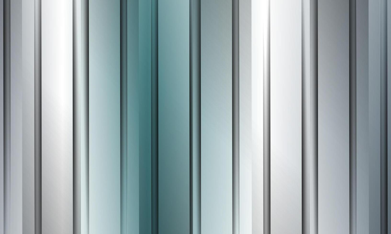 Siding cladding texture pattern. Wall covering surface for construction. Corrugated metal silver background. smooth vertical stripes. vector