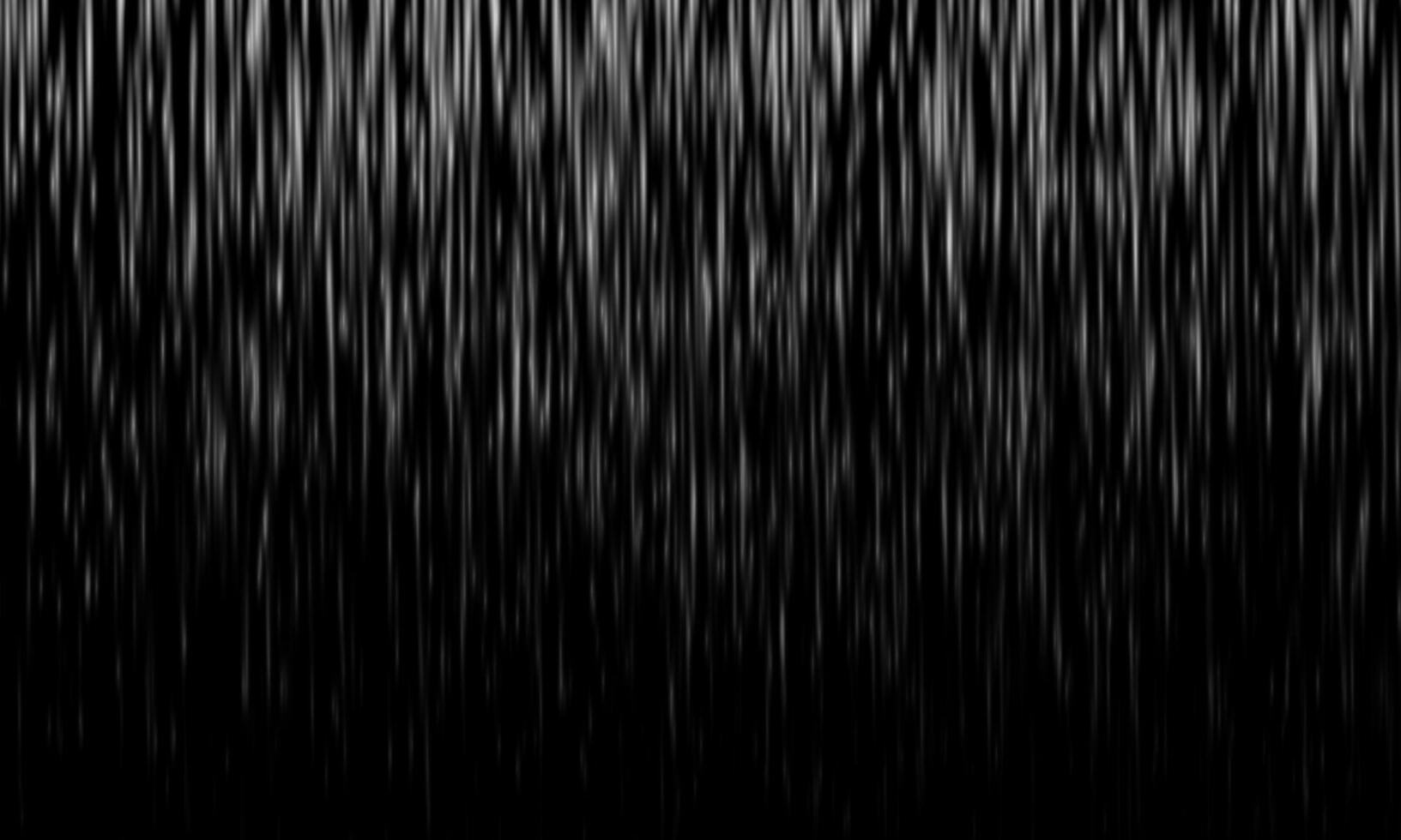 Heavy rain white stripes pattern black background. Abstract drops geometric pattern. copy space. vector