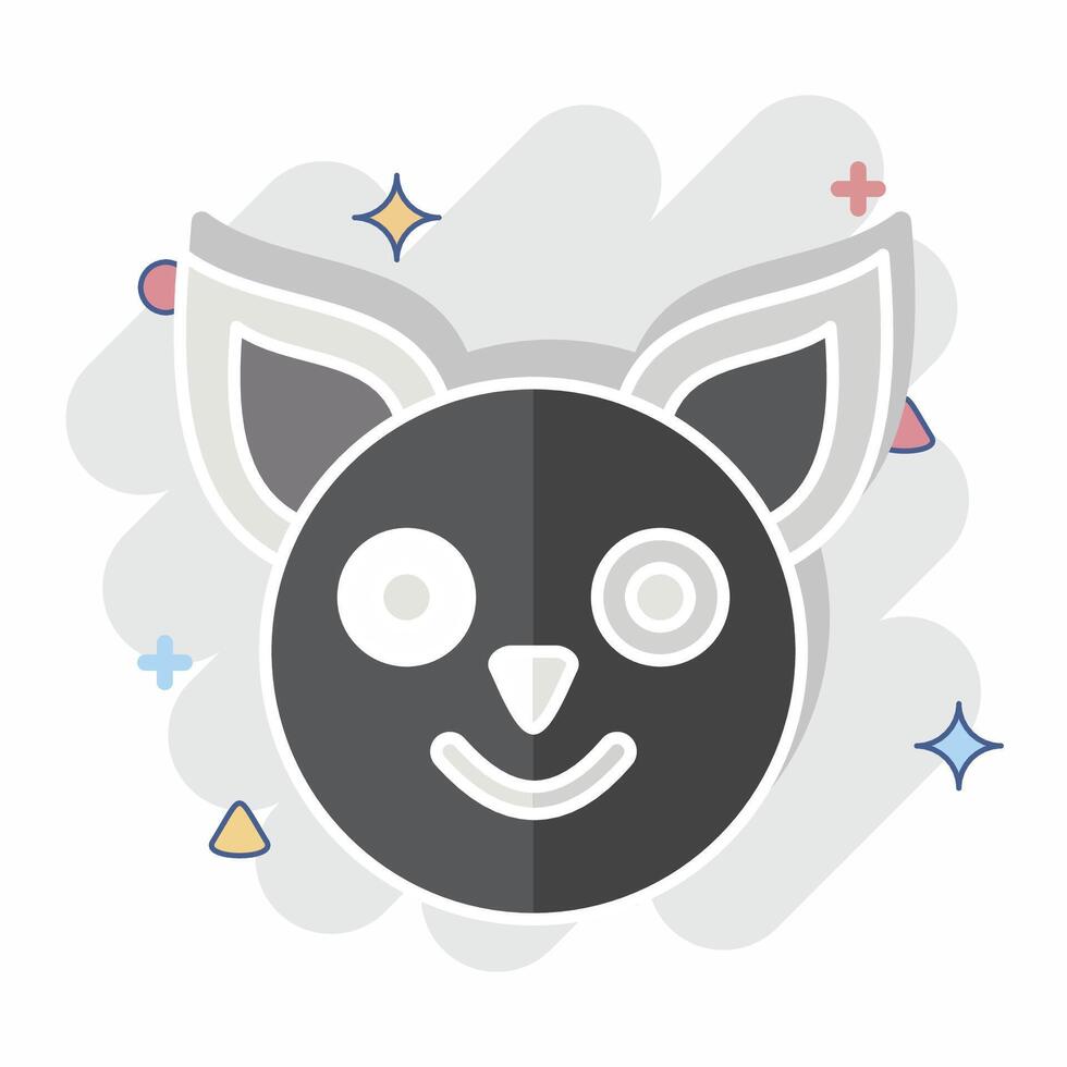 Icon Quoll. related to Animals symbol. comic style. simple design editable vector