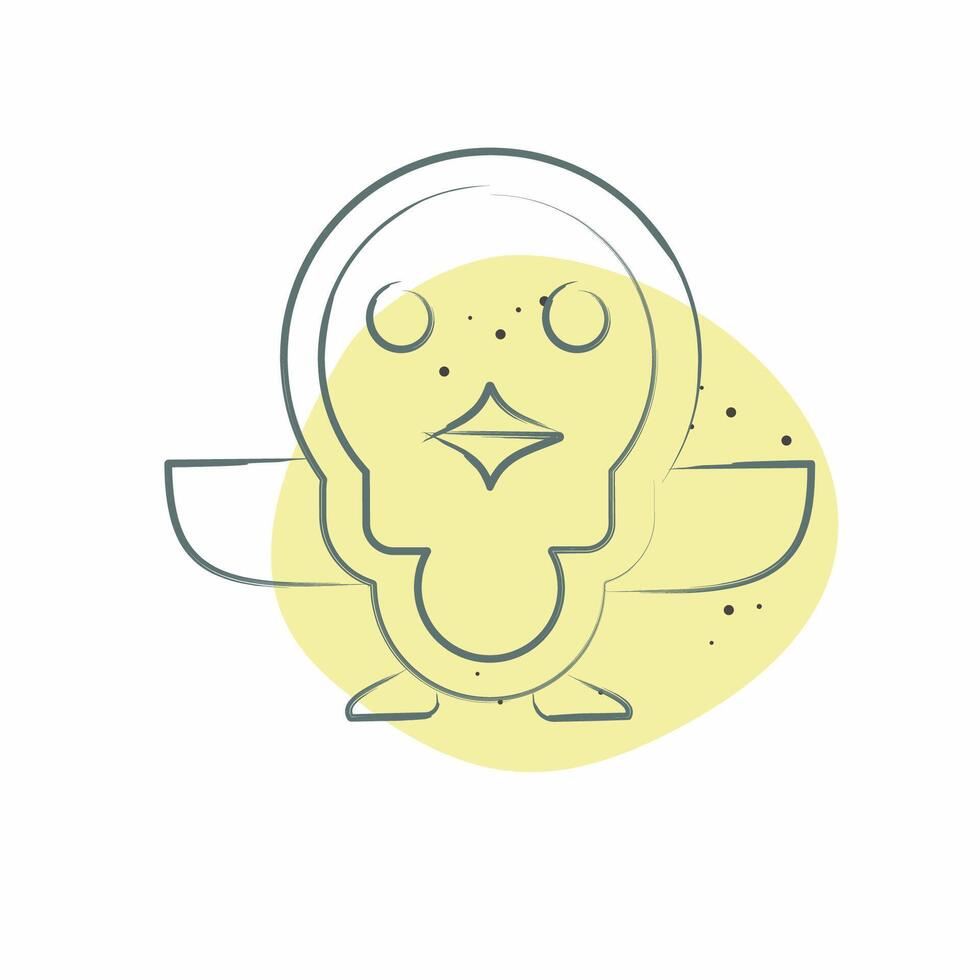 Icon Penguin. related to Animals symbol. Color Spot Style. simple design editable vector
