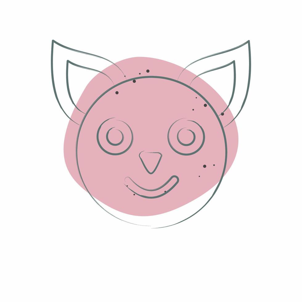Icon Quoll. related to Animals symbol. Color Spot Style. simple design editable vector