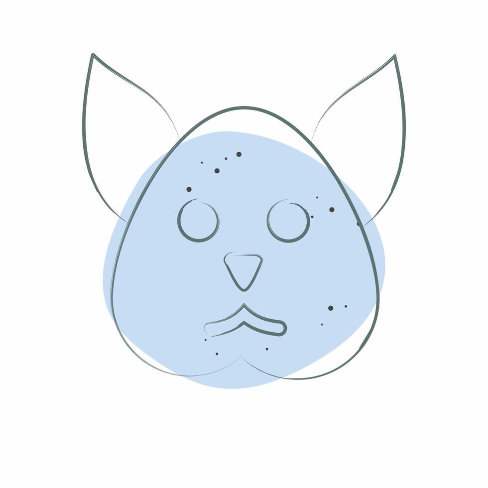 Icon Squirrel. related to Animals symbol. Color Spot Style. simple design editable vector