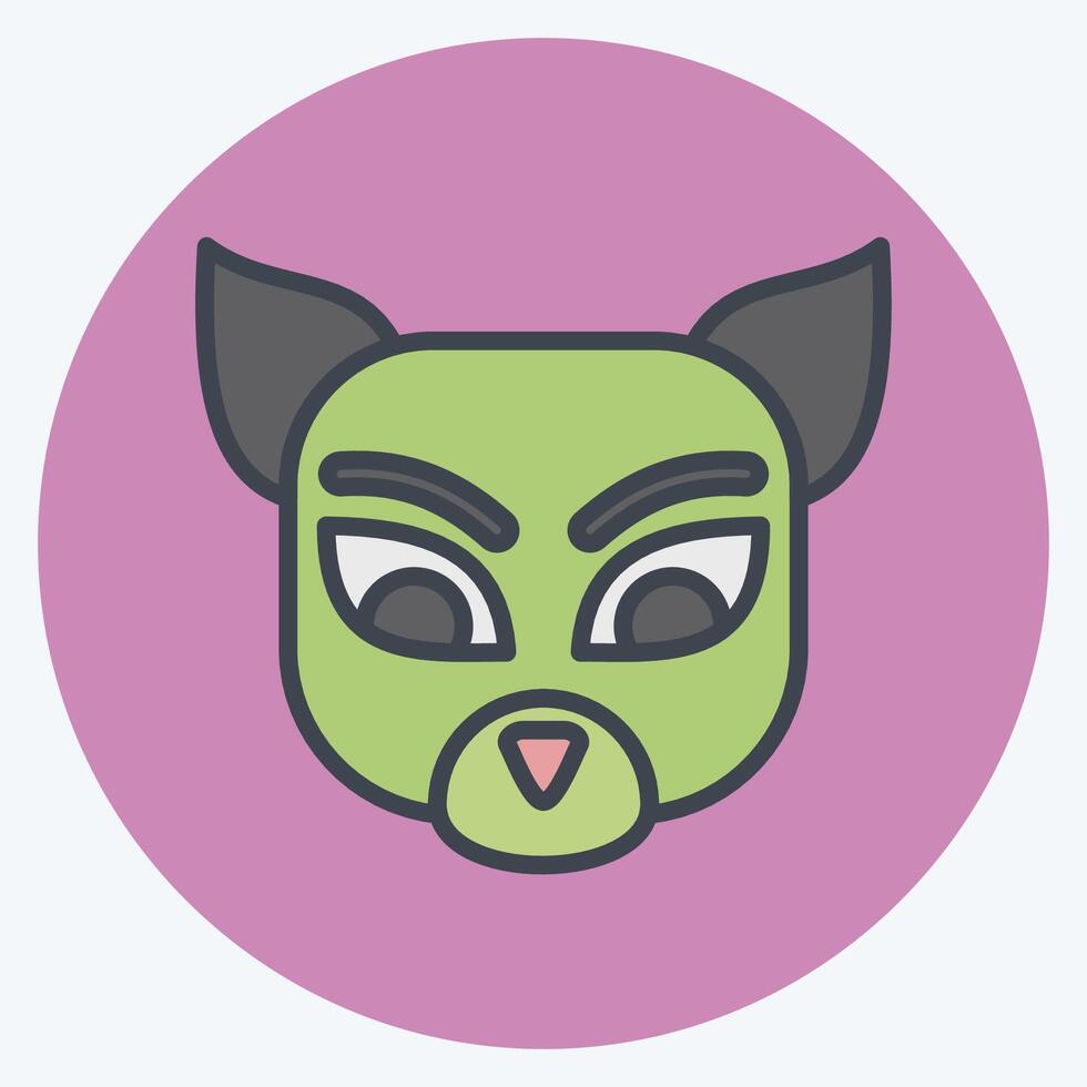 Icon Numbat. related to Animals symbol. color mate style. simple design editable vector
