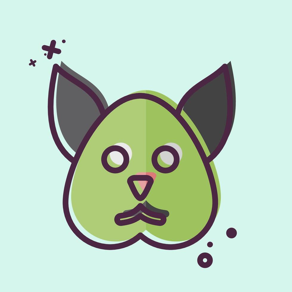 Icon Squirrel. related to Animals symbol. MBE style. simple design editable vector