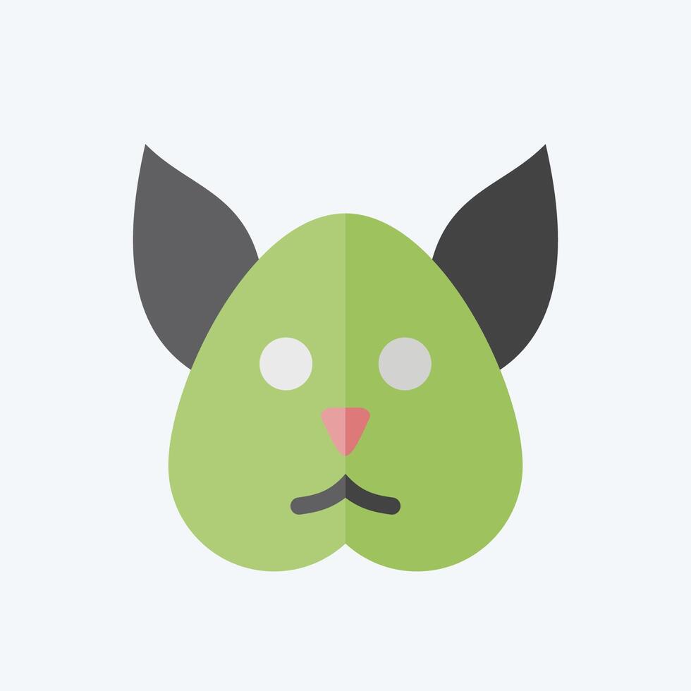Icon Squirrel. related to Animals symbol. flat style. simple design editable vector