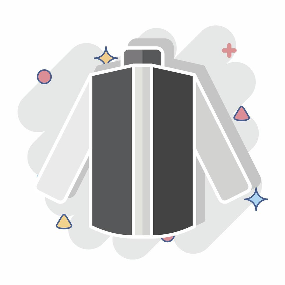 Icon Gens Shirt. related to Fashion symbol. comic style. simple design editable vector