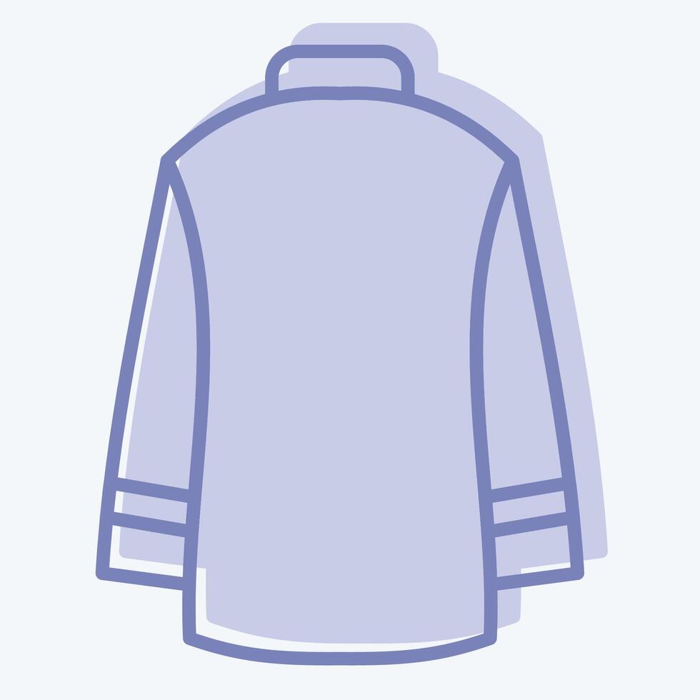 Icon Sweater. related to Fashion symbol. two tone style. simple design editable vector