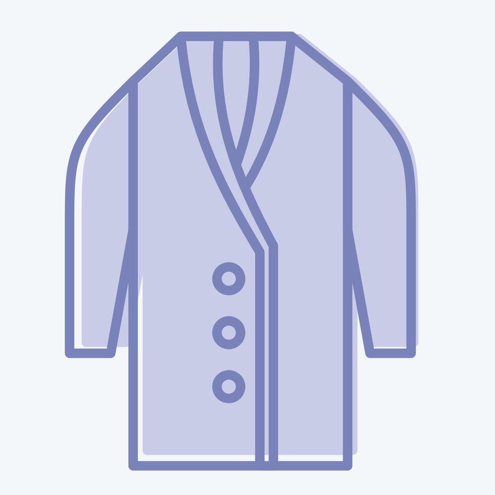Icon Long. related to Fashion symbol. two tone style. simple design editable vector