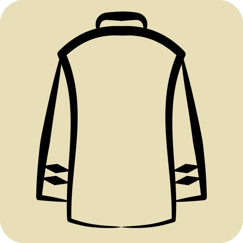 Icon Sweater. related to Fashion symbol. hand drawn style. simple design editable vector