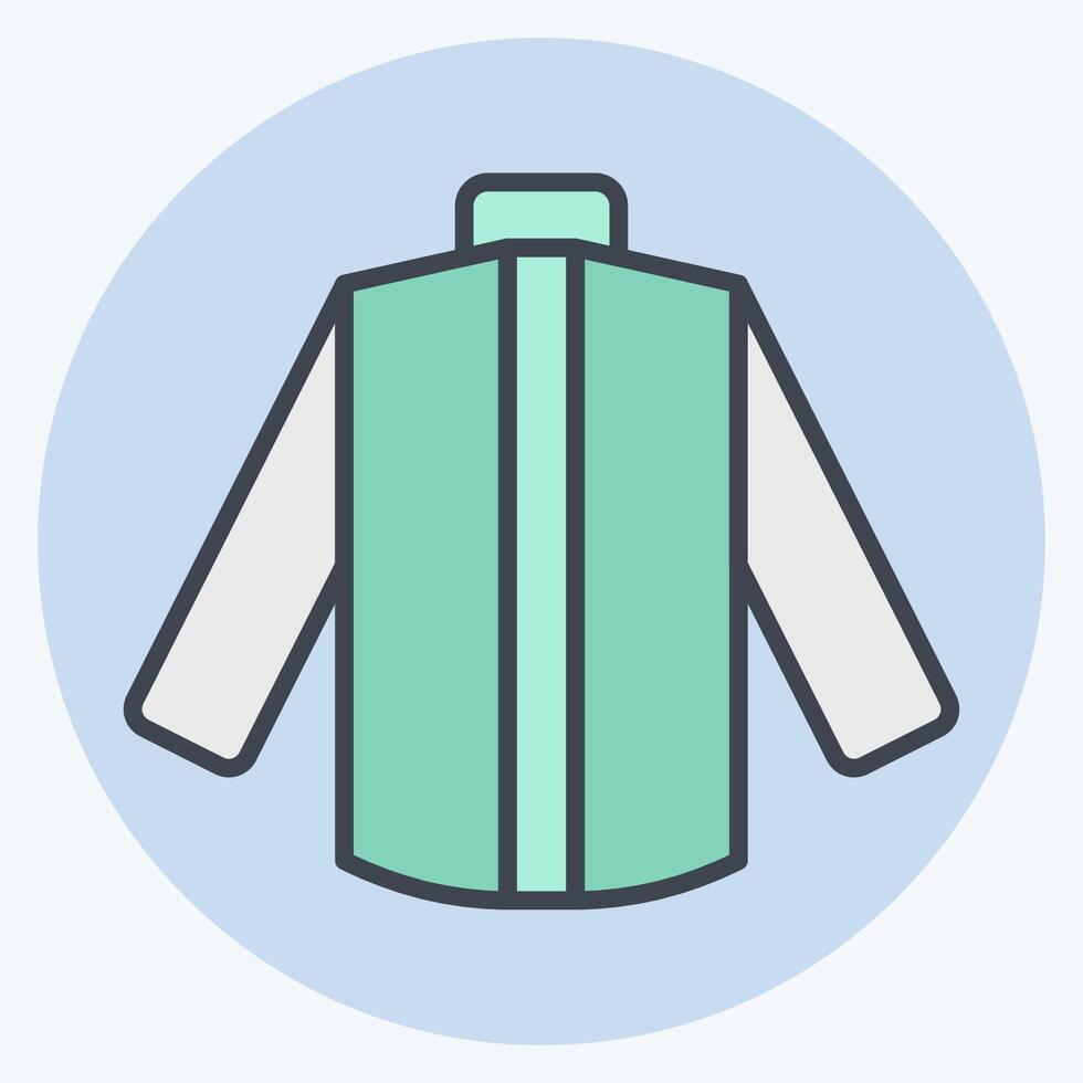 Icon Gens Shirt. related to Fashion symbol. color mate style. simple design editable vector