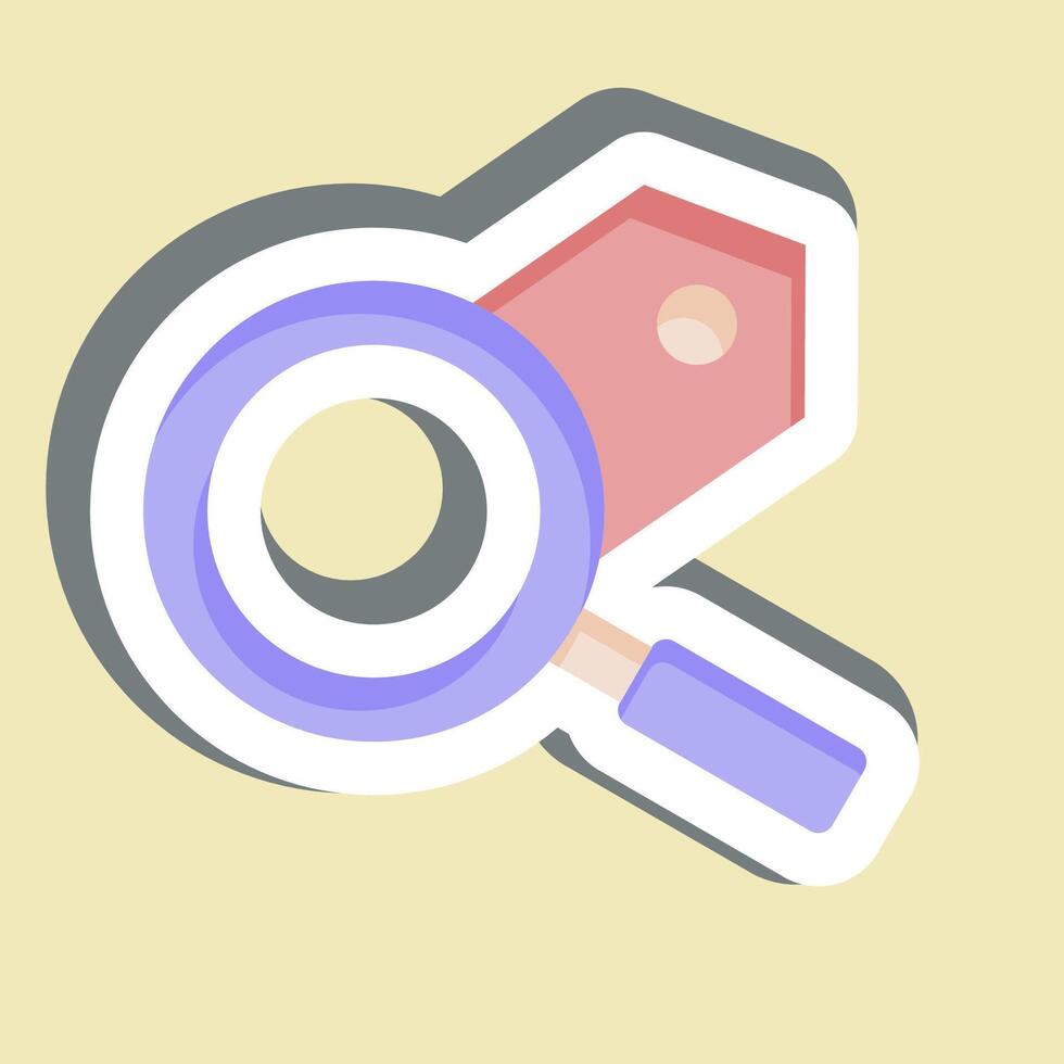 Icon Seo Tags Optimization. related to Media and Advertising symbol. glyph style vector
