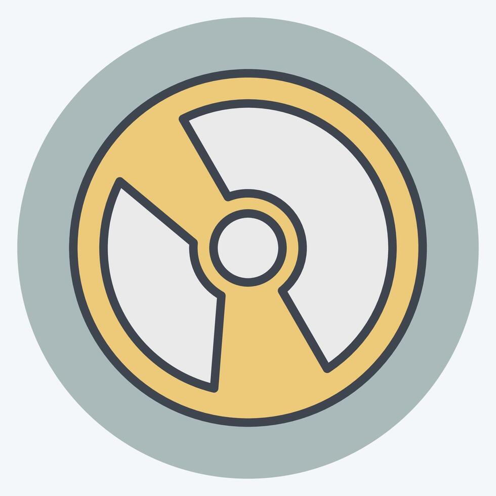 Icon Software. related to Media and Advertising symbol. color mate style. editable vector
