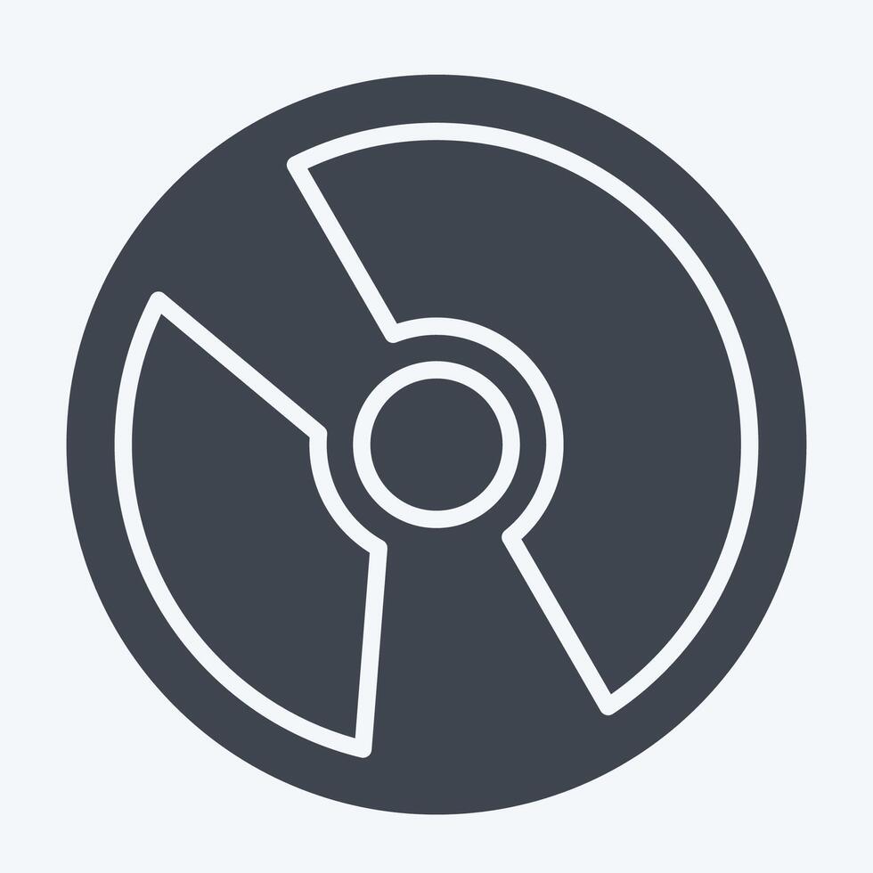 Icon Software. related to Media and Advertising symbol. glyph style. editable vector
