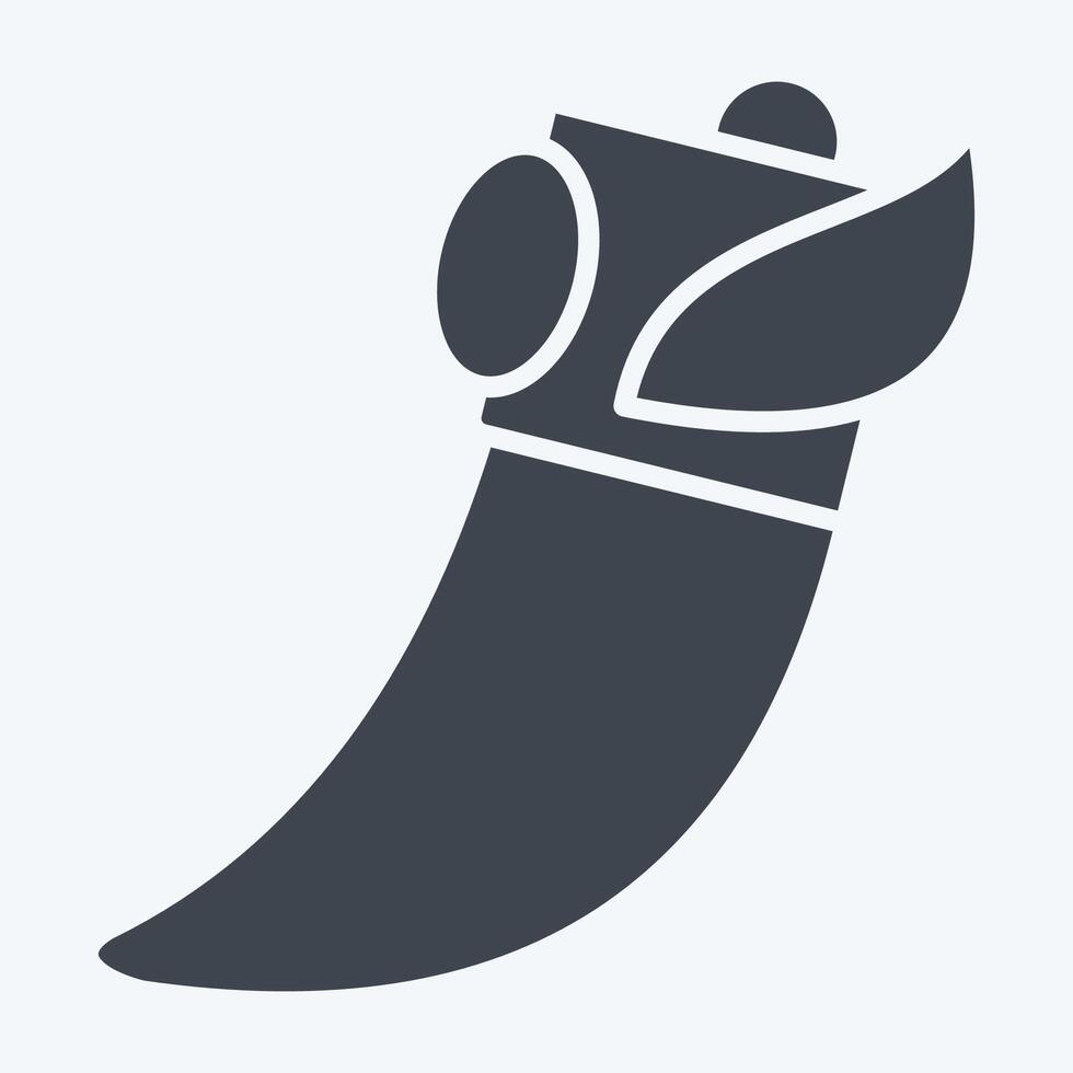 Icon Claw. related to Native American symbol. glyph style. design editable vector