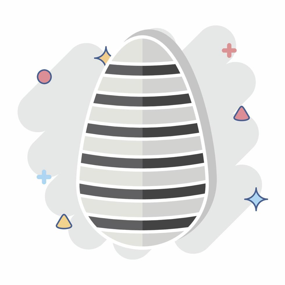 Icon Shen Ring. related to Fabric symbol. comic style. simple design editable vector