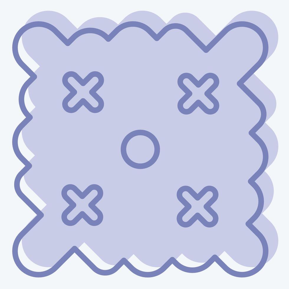 Icon Easter Wishes. related to Fabric symbol. two tone style. simple design editable vector