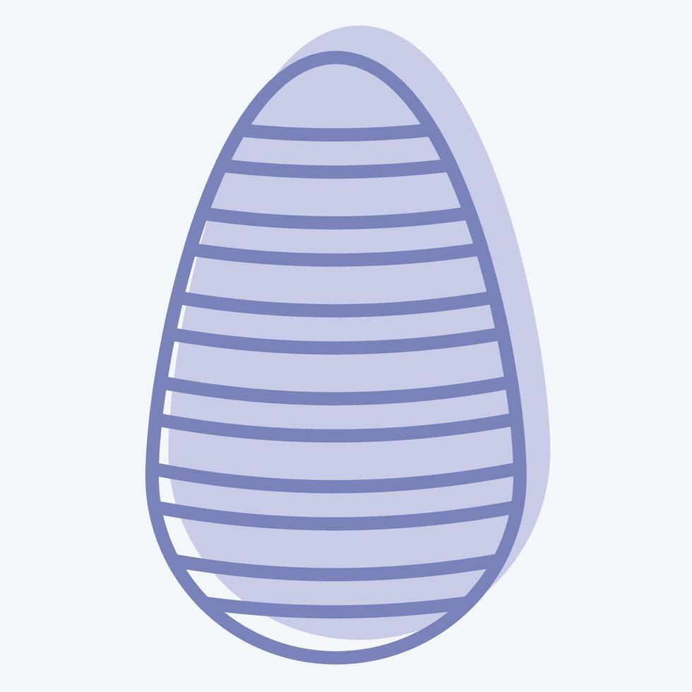 Icon Shen Ring. related to Fabric symbol. two tone style. simple design editable vector