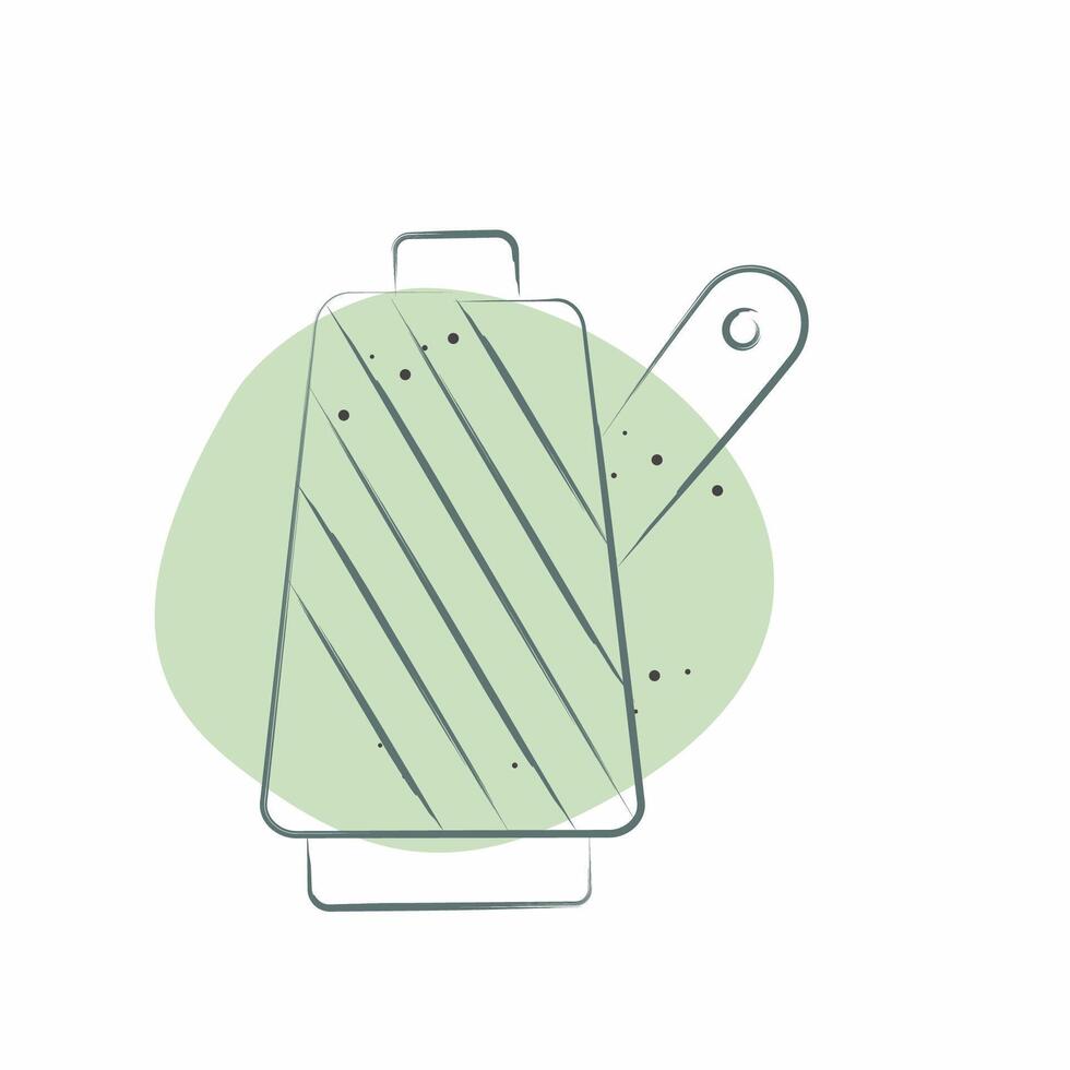 Icon Fabric Roll. related to Fabric symbol. Color Spot Style. simple design editable vector