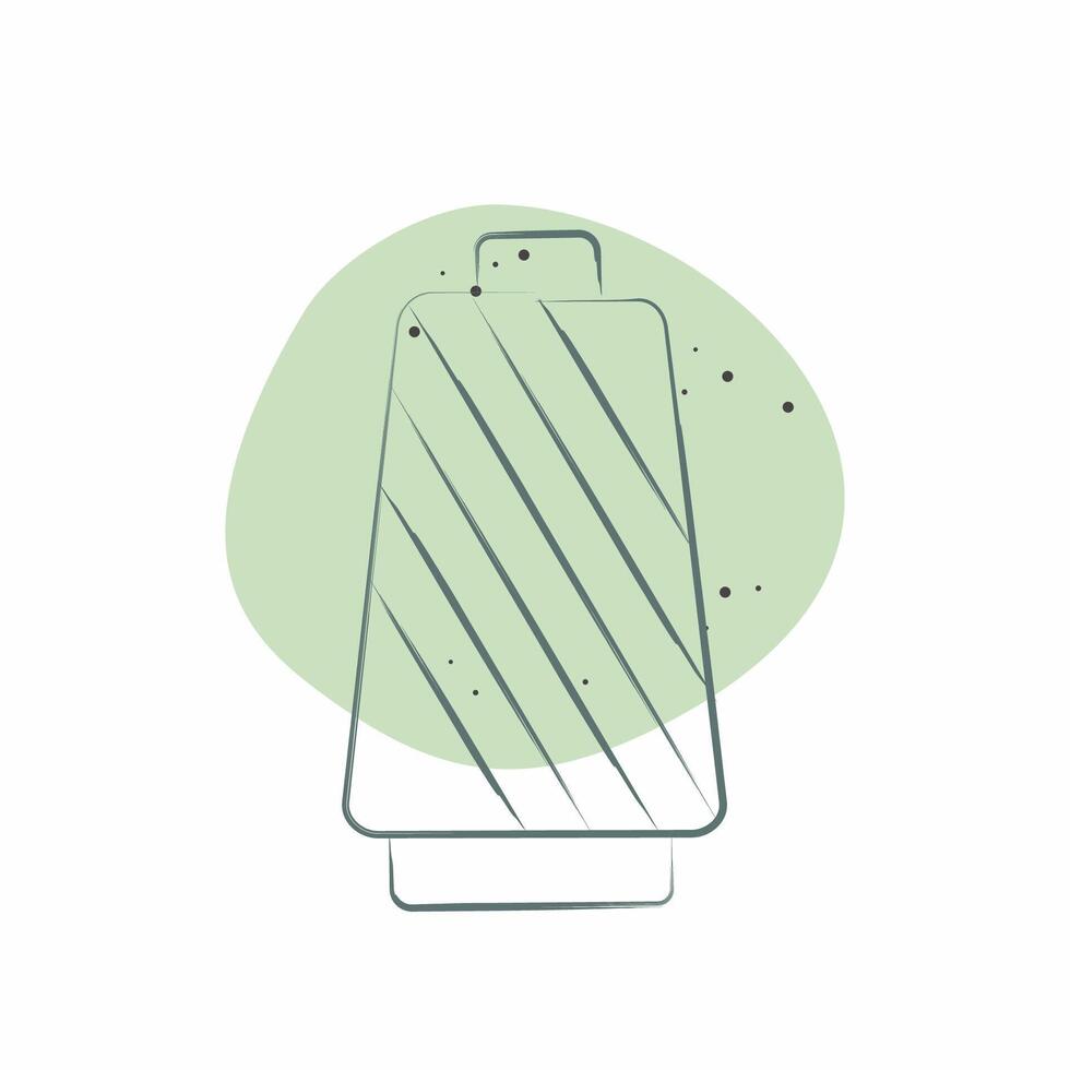 Icon Thread. related to Fabric symbol. Color Spot Style. simple design editable vector