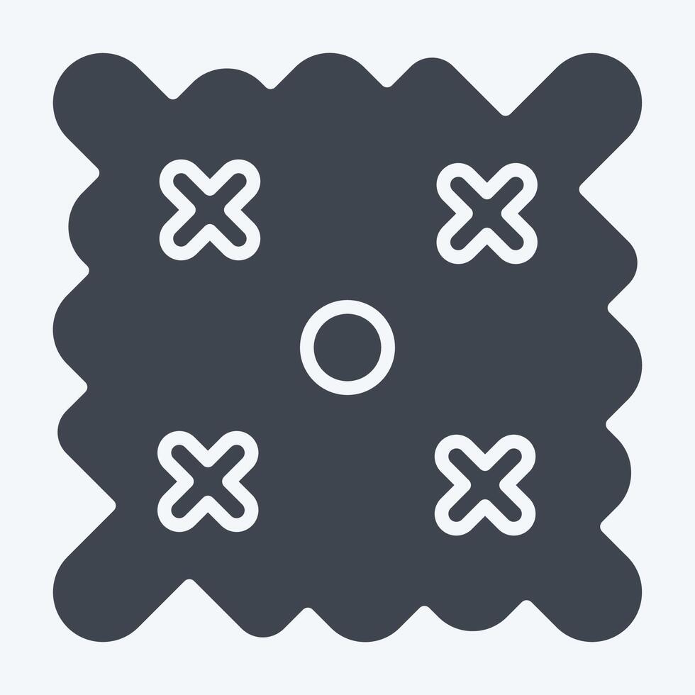 Icon Easter Wishes. related to Fabric symbol. glyph style. simple design editable vector