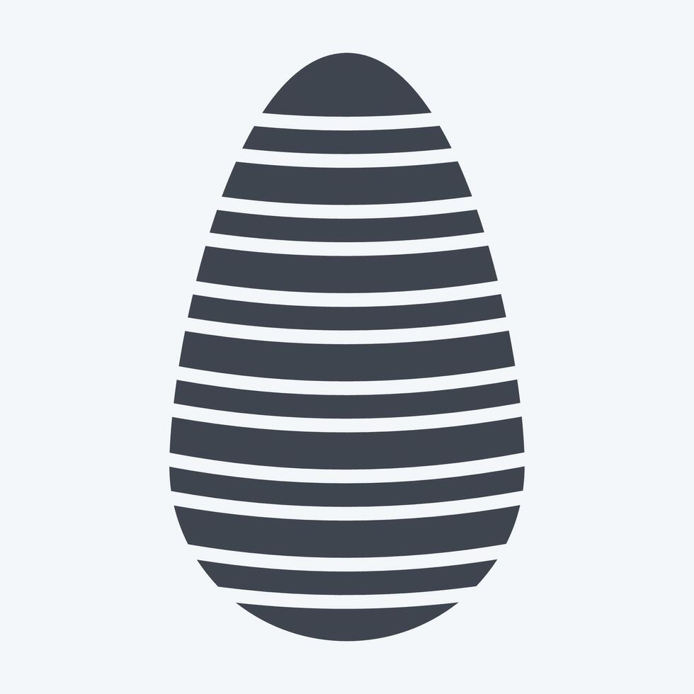 Icon Shen Ring. related to Fabric symbol. glyph style. simple design editable vector