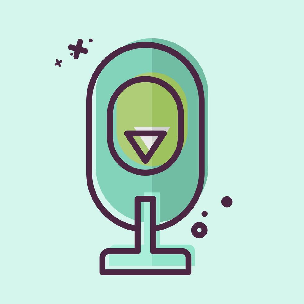 Icon Hydraulic Accumulator. related to Energy Storage symbol. MBE style. editable vector