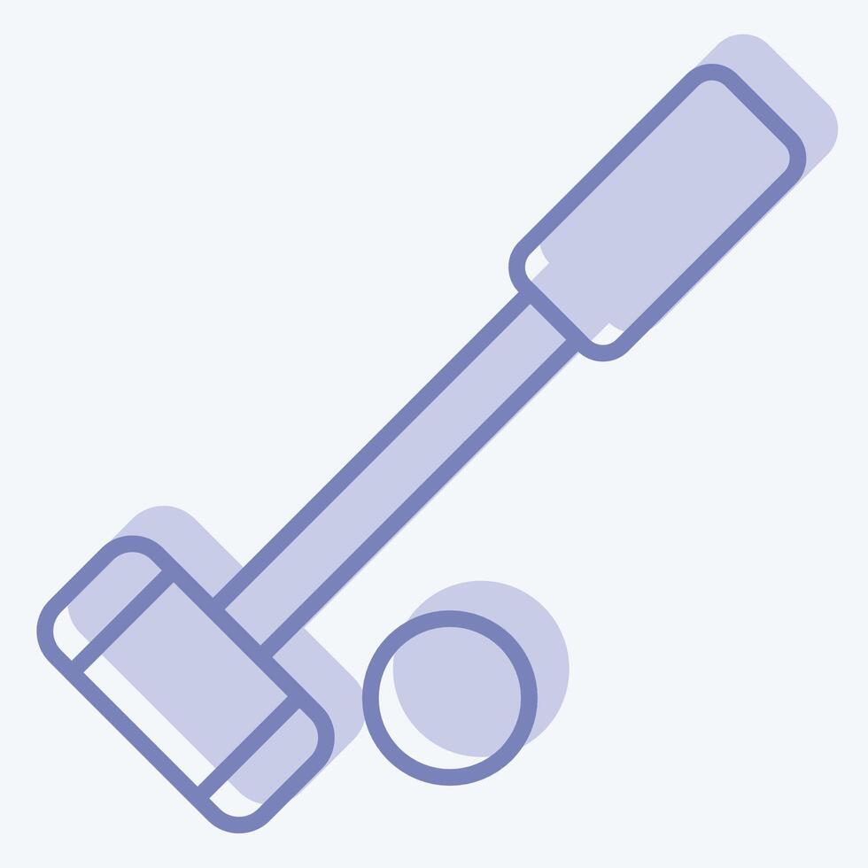 Icon Polo. related to Equestrian Sport symbol. two tone style. design editable vector