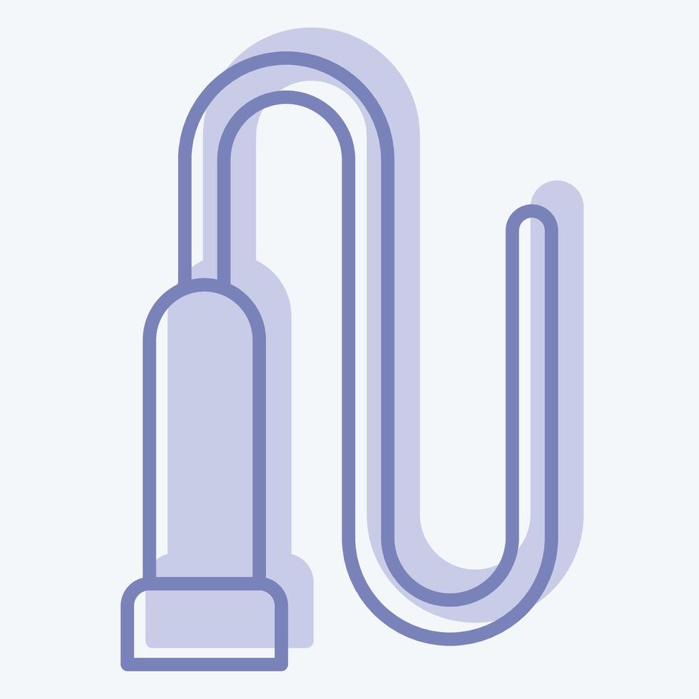 Icon Whip. related to Equestrian Sport symbol. two tone style. design editable vector
