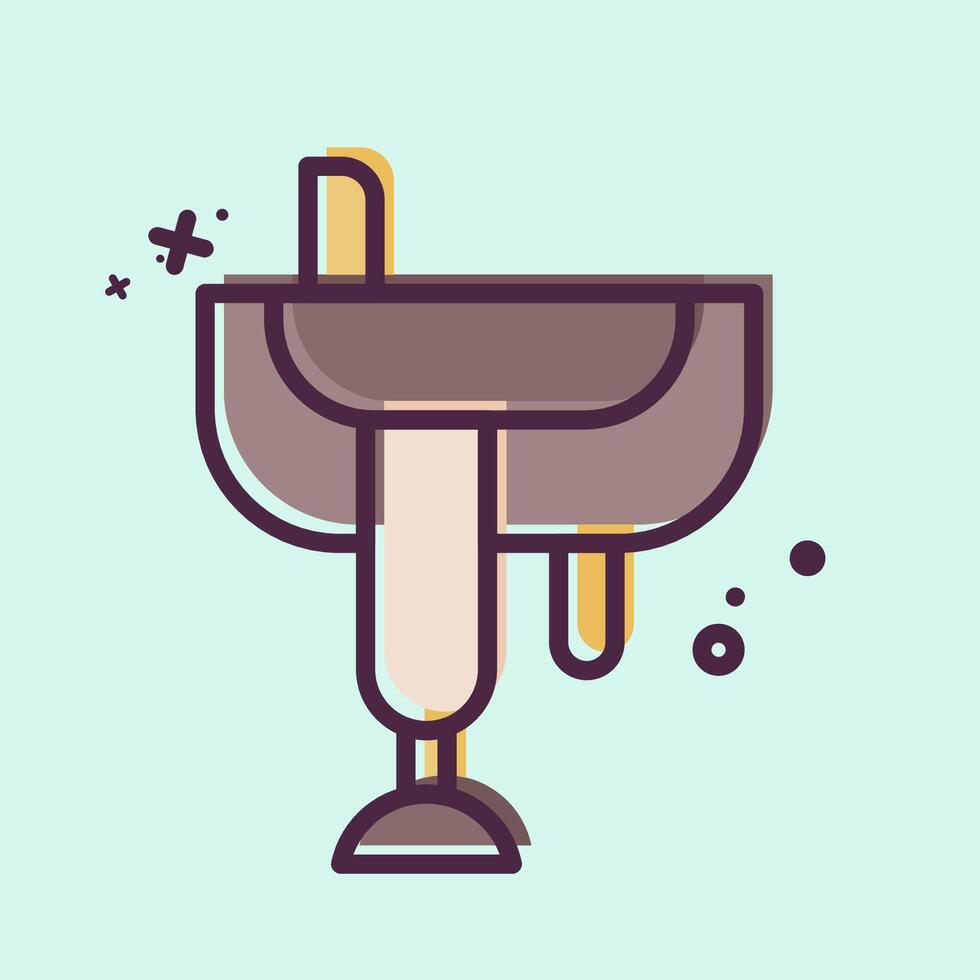 Icon Saddle. related to Equestrian Sport symbol. MBE style. design editable vector