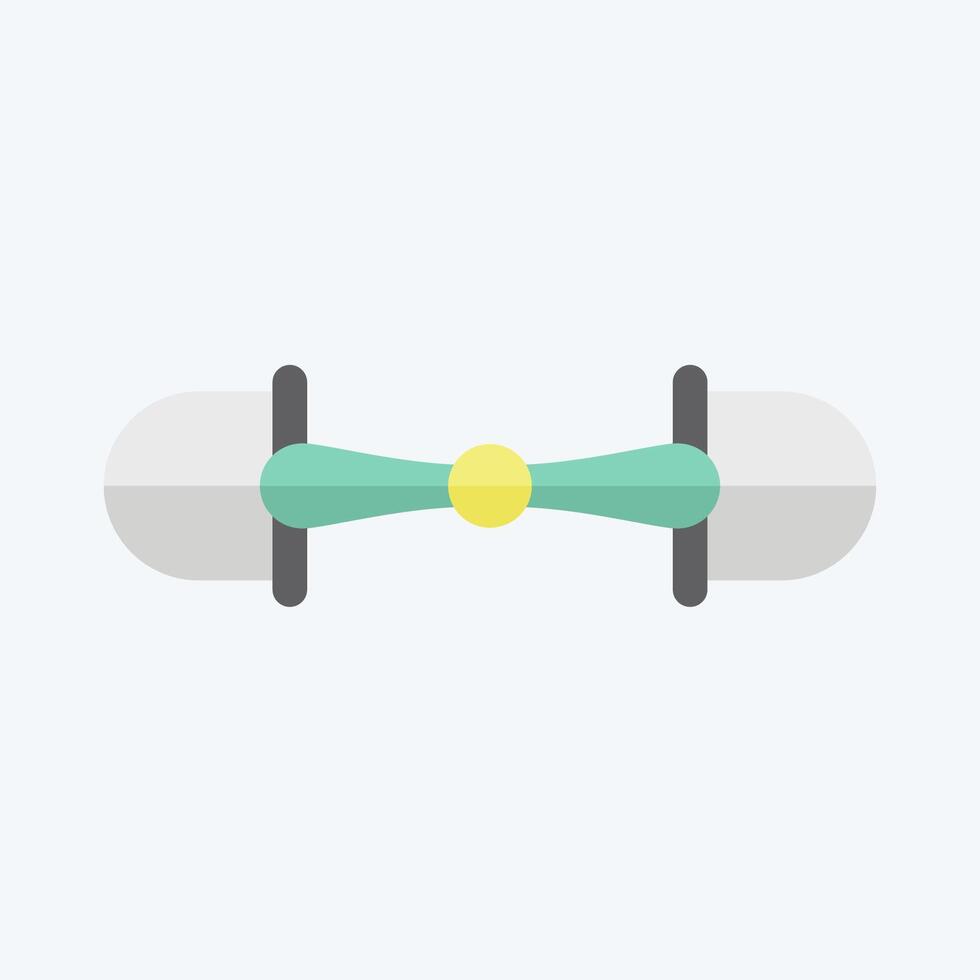 Icon Snaffle. related to Equestrian Sport symbol. flat style. design editable vector