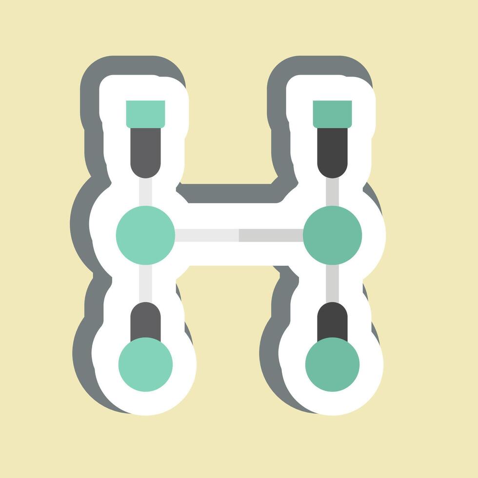 Sticker Bits. related to Equestrian Sport symbol. design editable vector