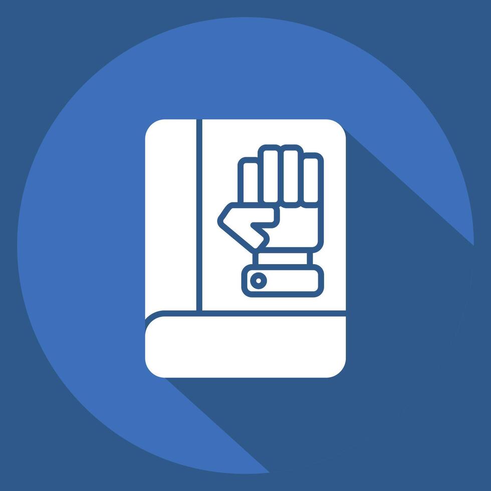 Icon Inauguration. related to Electiont symbol. long shadow style. simple design editable vector
