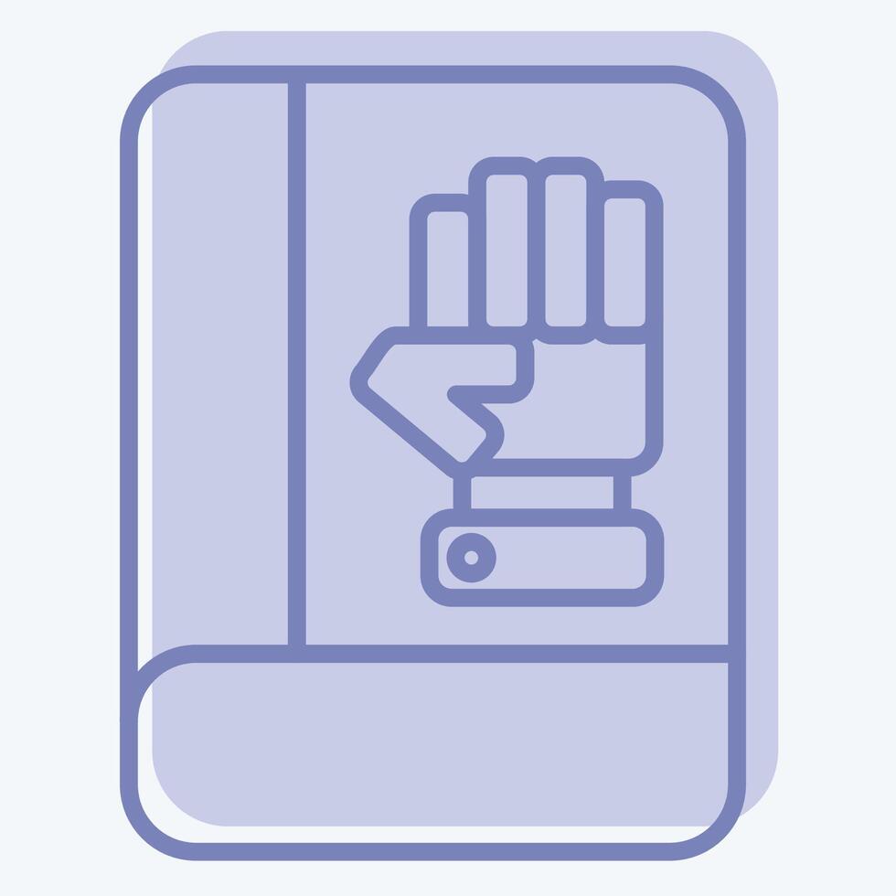 Icon Inauguration. related to Electiont symbol. two tone style. simple design editable vector