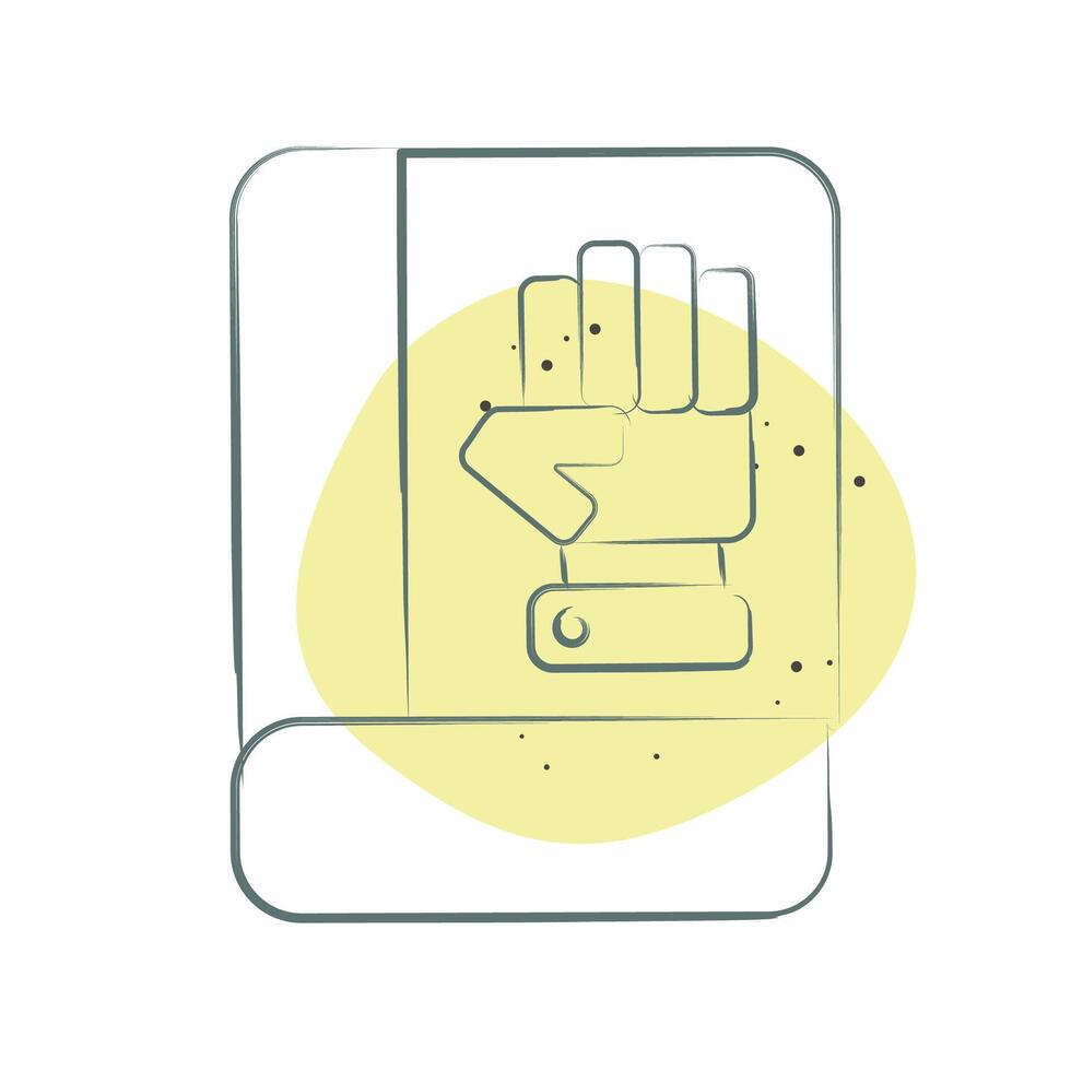 Icon Inauguration. related to Electiont symbol. Color Spot Style. simple design editable vector