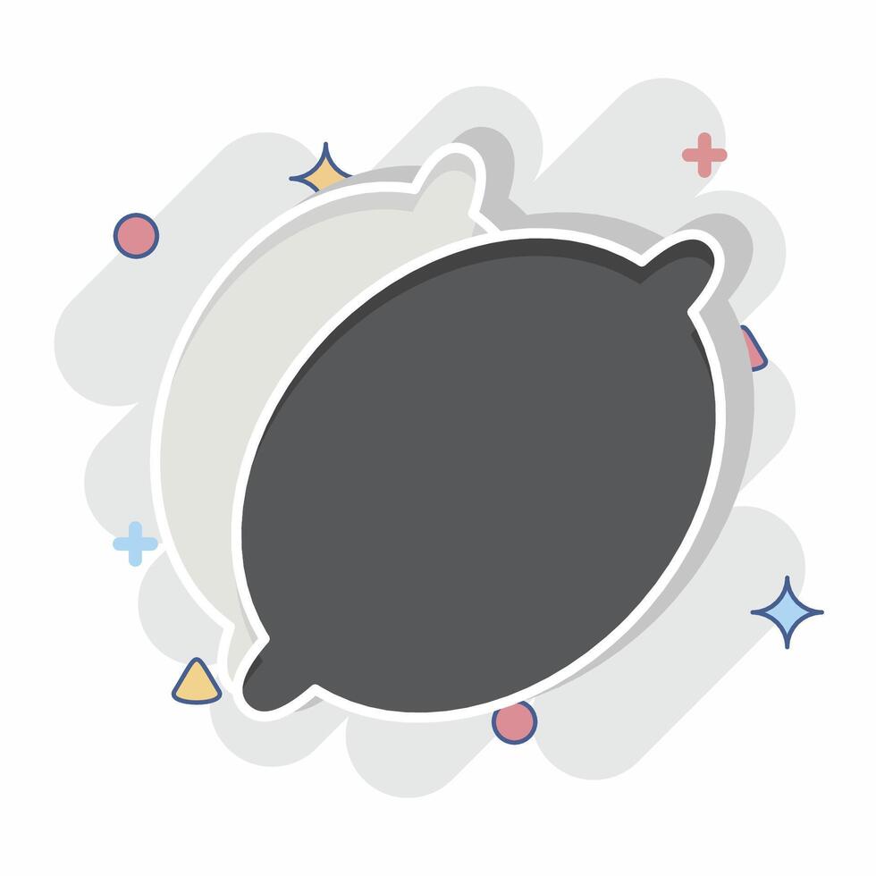 Icon Lime. related to Fruits And Vegetables symbol. comic style. editable vector