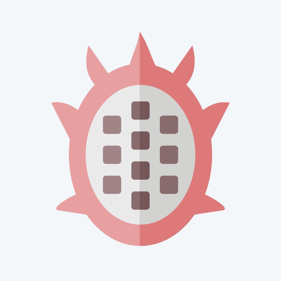 Icon Passion Fruit. related to Fruits And Vegetables symbol. flat style. editable vector